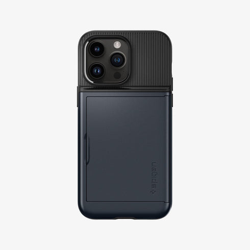 ACS04835 - iPhone 14 Pro Max Case Slim Armor CS in black showing the back